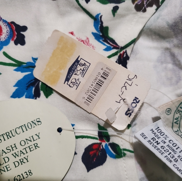 Classic New England flower crewneck long sleeve t-shirt vintage - Picture 7 of 8